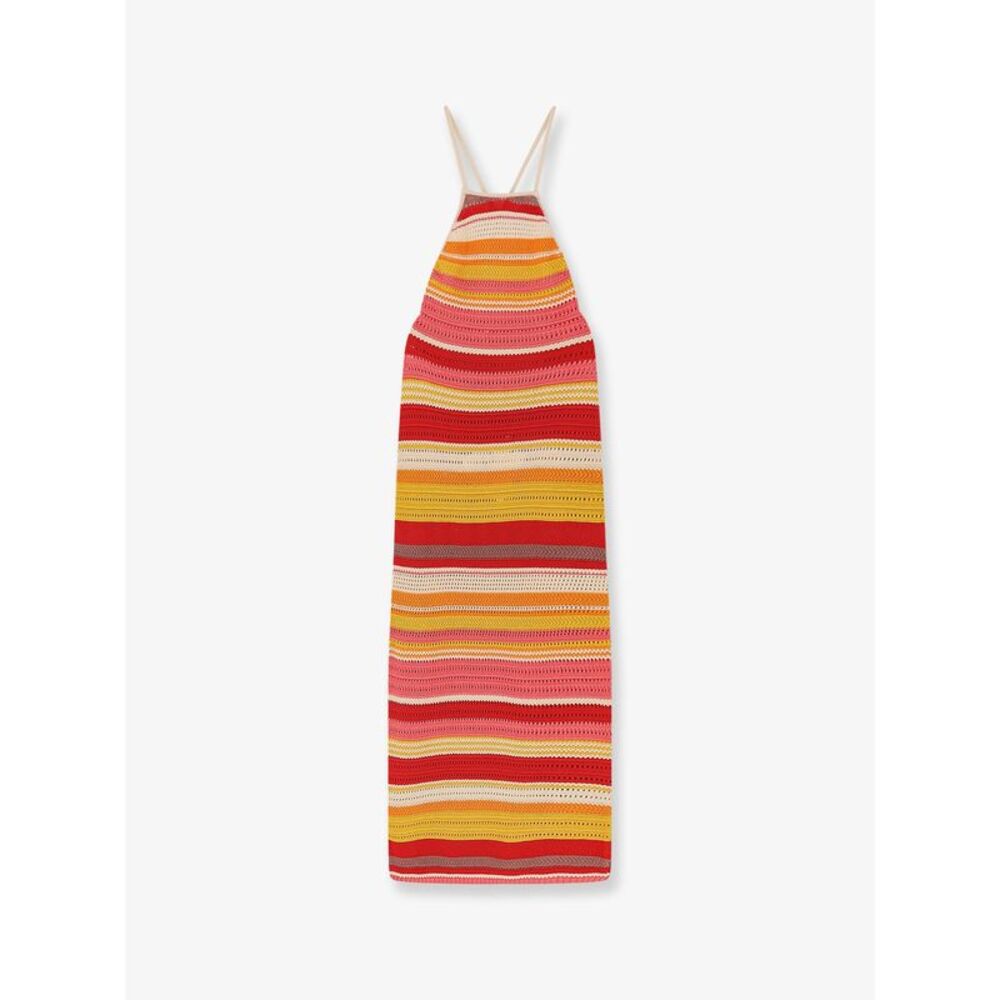 Laneus Women Multicolor Cotton Dress